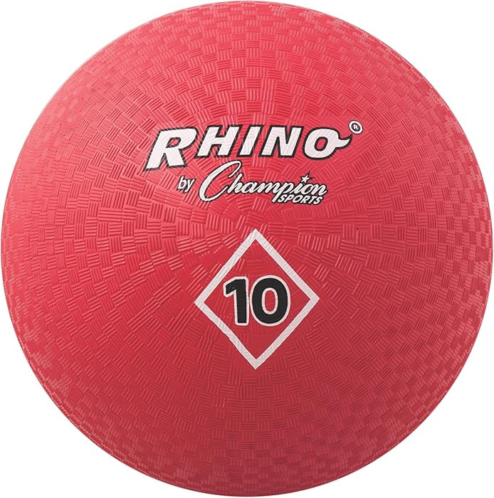 Champion Sports Playground Ball \u2013 Durable High-Bounce Ball, Sizes 5", 6", 7", 10", 13" & 16"... | Amazon (US)