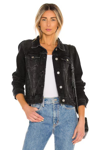 Free People x We The Free Rumors Denim Jacket in Black from Revolve.com | Revolve Clothing (Global)