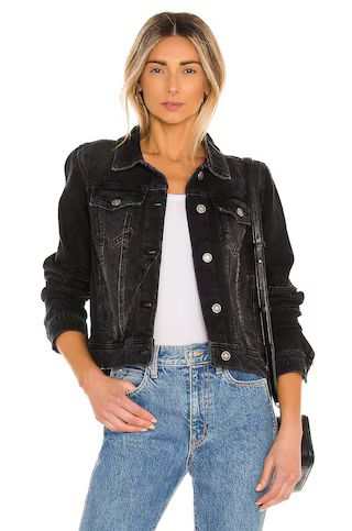 Free People x We The Free Rumors Denim Jacket in Ivory from Revolve.com | Revolve Clothing (Global)