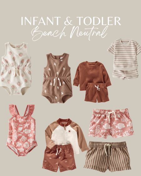 Baby neutral outfits | infant spring | toddler swim | baby swim | onesies | baby summer 