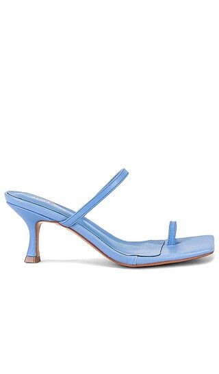 Baker Mule Sandal in Sky Blue Leather | Revolve Clothing (Global)