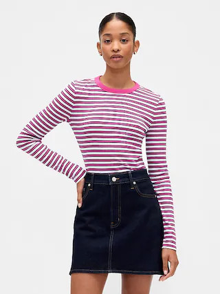 Essential Ribbed Crewneck T-Shirt | Gap Factory