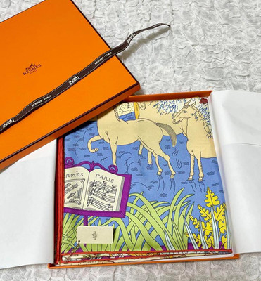 Unused w/box HERMES Carre 90 Le Carnaval des Animaux Silk Scarf 90cm 2023SS  | eBay | eBay US