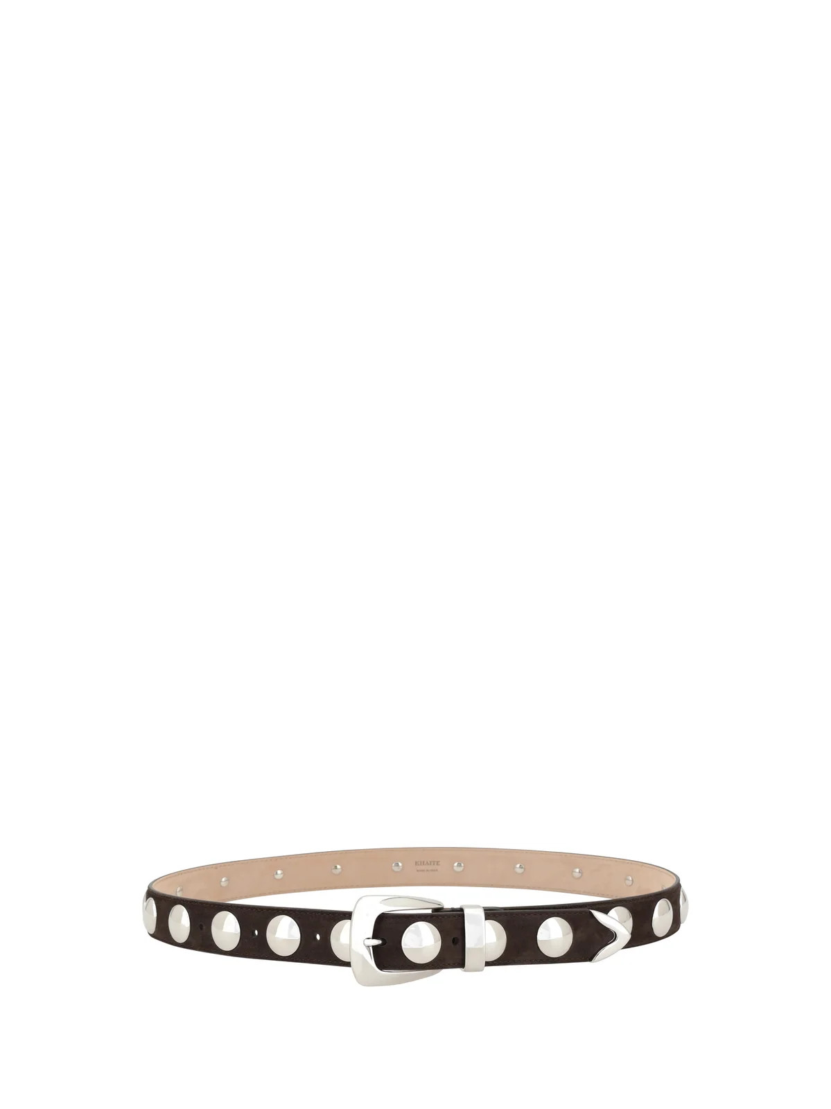 Khaite The Benny Stud Embellished Buckled Belt | Cettire Global