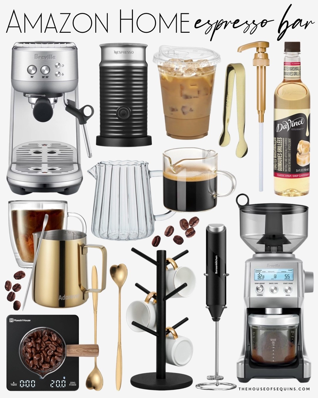 Shop Amazon home espresso bar and coffee station finds! Espresso machine, coffee grinder, milk brother, coffee accessories

#LTKFindsUnder50 #LTKHome #LTKSaleAlert