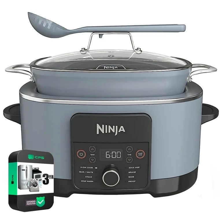 Restored Ninja MC1001 Foodi Possible Slow Cooker PRO Multi-Cooker Bundle with 3 YR CPS Enhanced P... | Walmart (US)