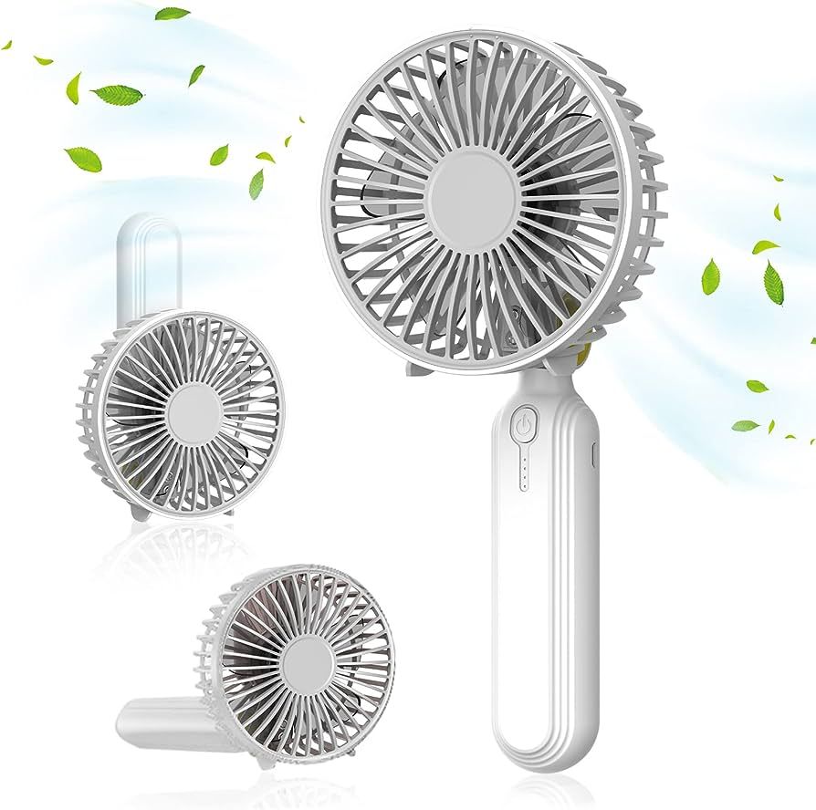 WIXAS Handheld Fan, Mini Portable Foldable Fan, Pocket Battery Rechargeable Hand Fan, for Travell... | Amazon (US)