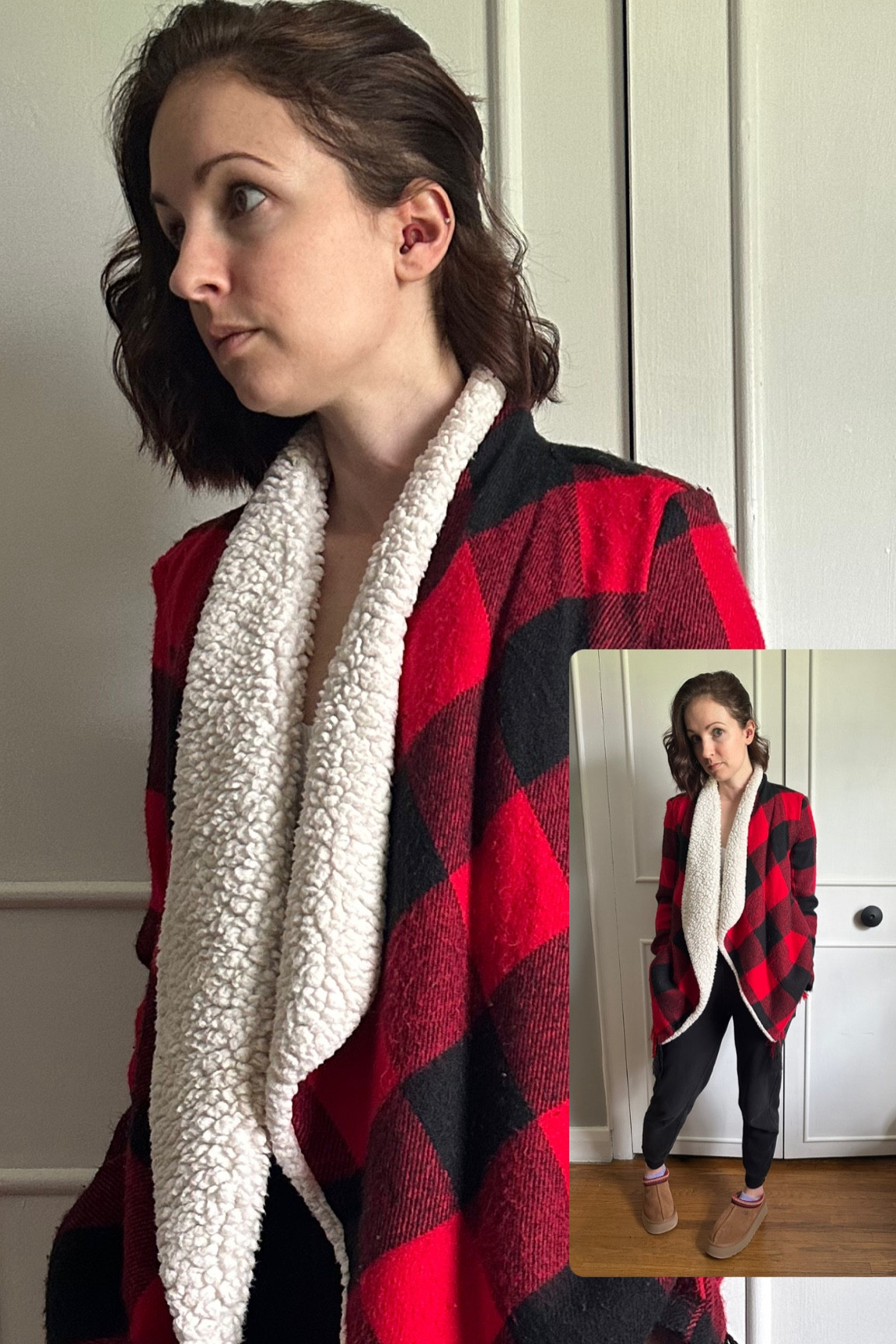 Lazy Saturday around the house. 

Sweater - Abercrombie 
Pants - Lululemon 
Slippers - Ugg 

#LTKstyletip #LTKActive