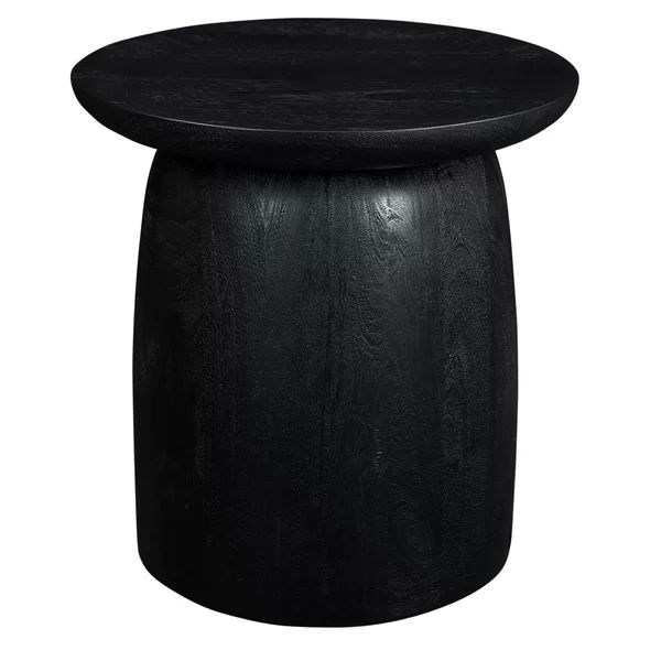 Candiece Solid Wood Drum End Table | Wayfair North America