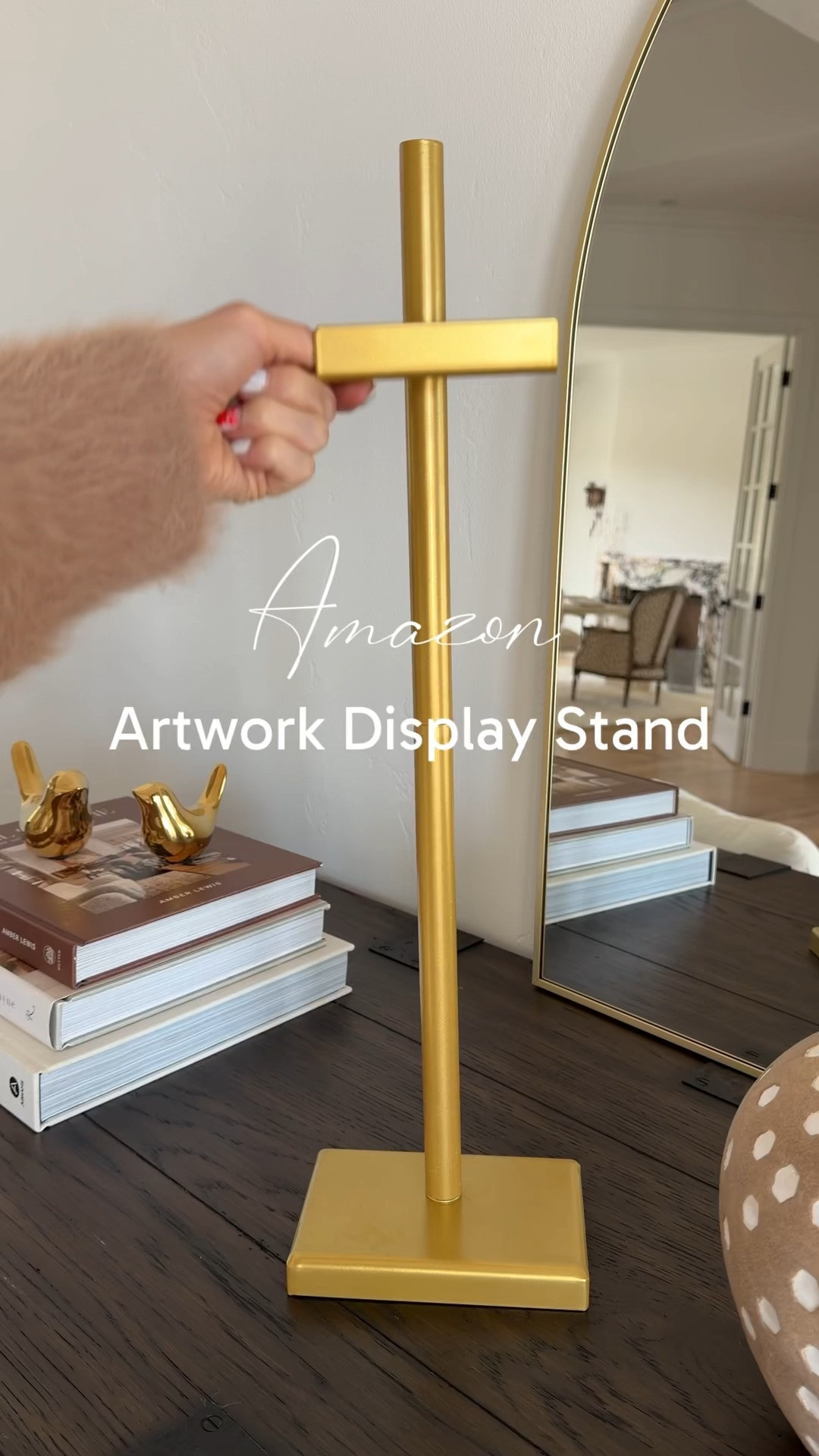 This tabletop artwork stand is one of my favorite home finds for displaying framed artwork and making any space feel more elevated. 

 #LTKHome