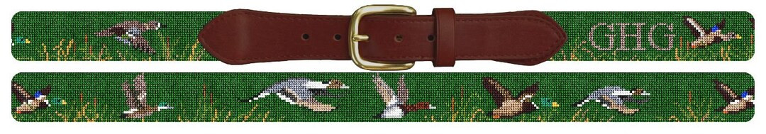 Waterfowl Hunting Needlepoint Belt DIY Kit - Etsy | Etsy (US)