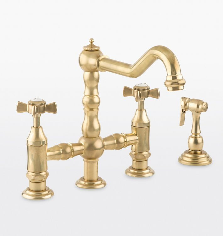 Connor Bridge Kitchen Faucet with Sprayer | Rejuvenation
