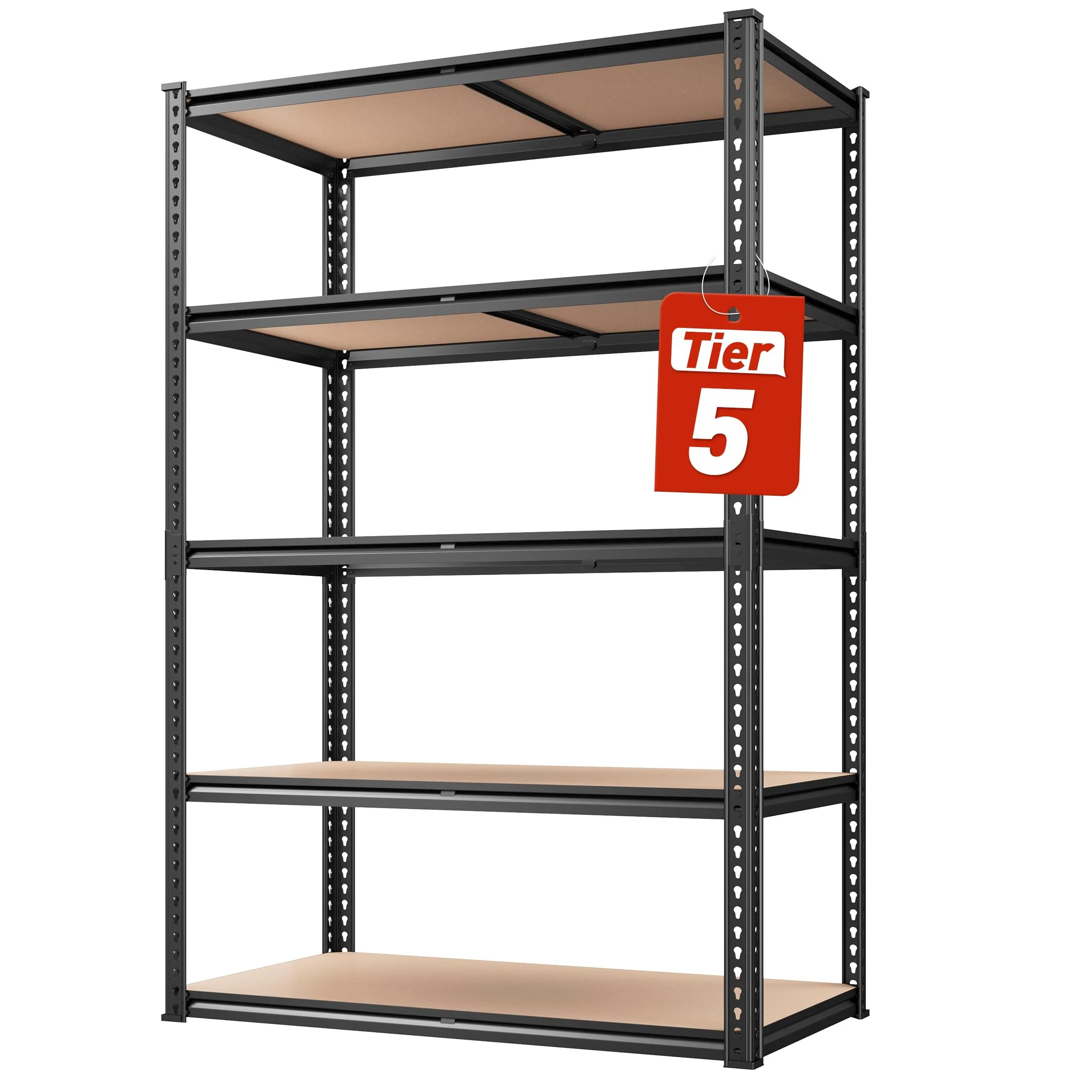REIBII 2050LBS 5-Tier Adjustable Storage Shelf Units for Garage Heavy Duty,35.6"Lx16"Wx72"H | Walmart (US)