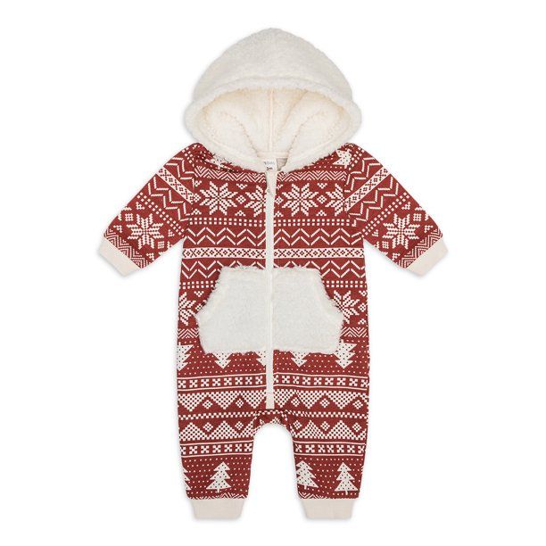 Petit Lem Baby Boy Baby Girl Gender Neutral Unisex Hooded Playsuit (3M-24M) - Walmart.com | Walmart (US)