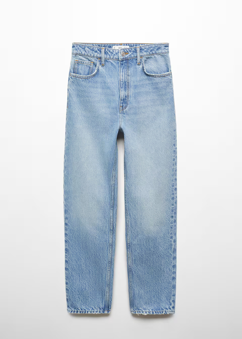 Jean mom taille haute -  Femme | Mango France | MANGO (FR)