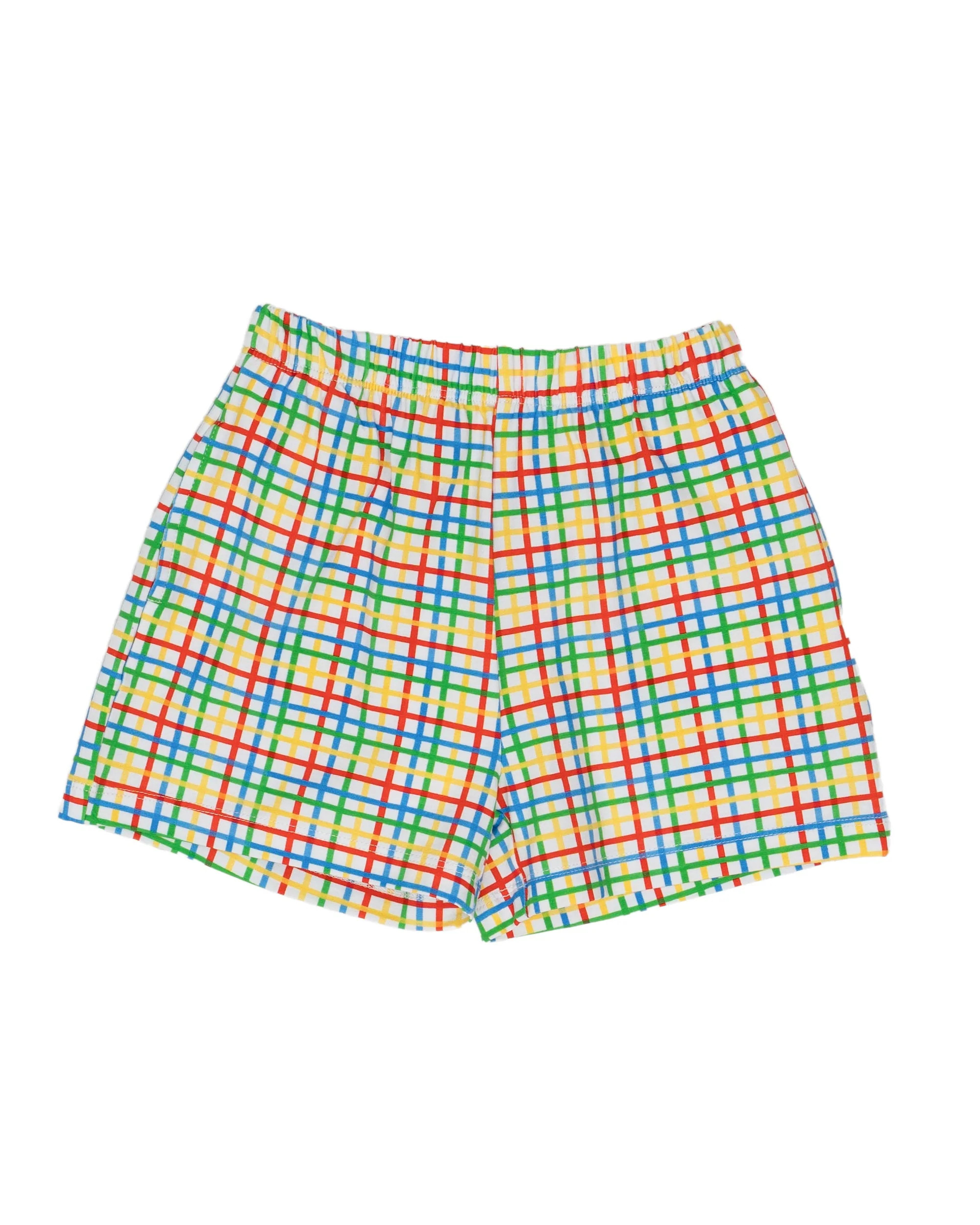 BTS Plaid Boy Shorts | The Oaks Apparel Company