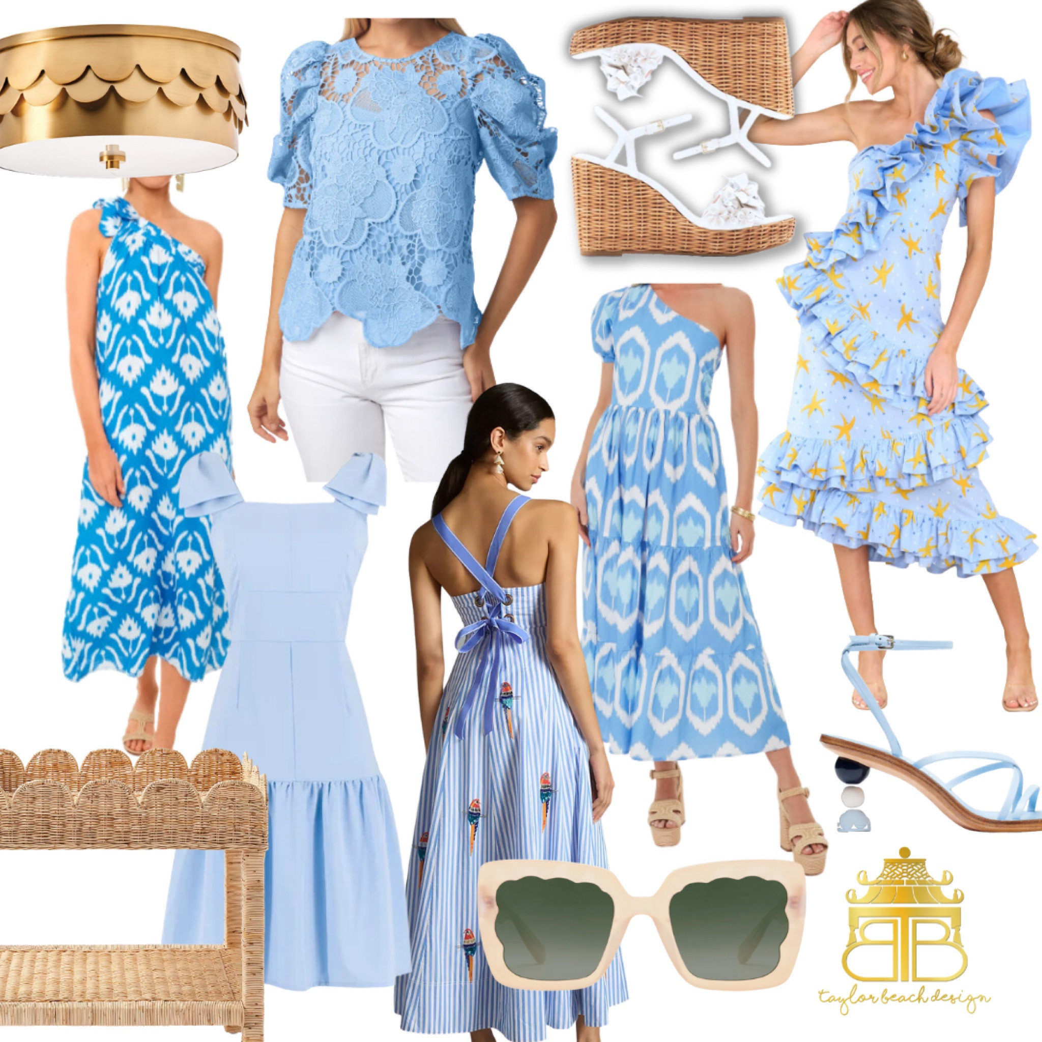 Summertime Blues | Fresh | Classic | Strapless | Dress | Bow | Sundress | Fashion | Wardrobe | Summer | Spring | Ruffle | Sleeve | Maxi Dress | Mini Dress | Statement Jewelry | Earrings | Bangle | Wavy | Scallop | Wave | Embroidered | Embroidery | Bow Bag | Bow Purse | Raffia | Rug | Sisal | Pleated Hat | 
One Shoulder | Table | Light | Surface Mount | Statement | Tie Back | Ruffles | Wicker | Wedge | Shoes | Sunglasses



#LTKGiftGuide #LTKSeasonal #LTKshoecrush