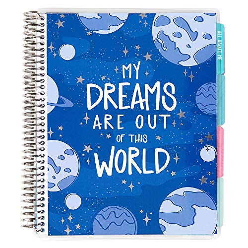 Erin Condren Kids 12 Month 7"x 9" Undated Planner and Activity Book. Includes Cute Stickers, Crossword Puzzles, Doodling Sections, and a Blank Customizable Calendar | Amazon (US)