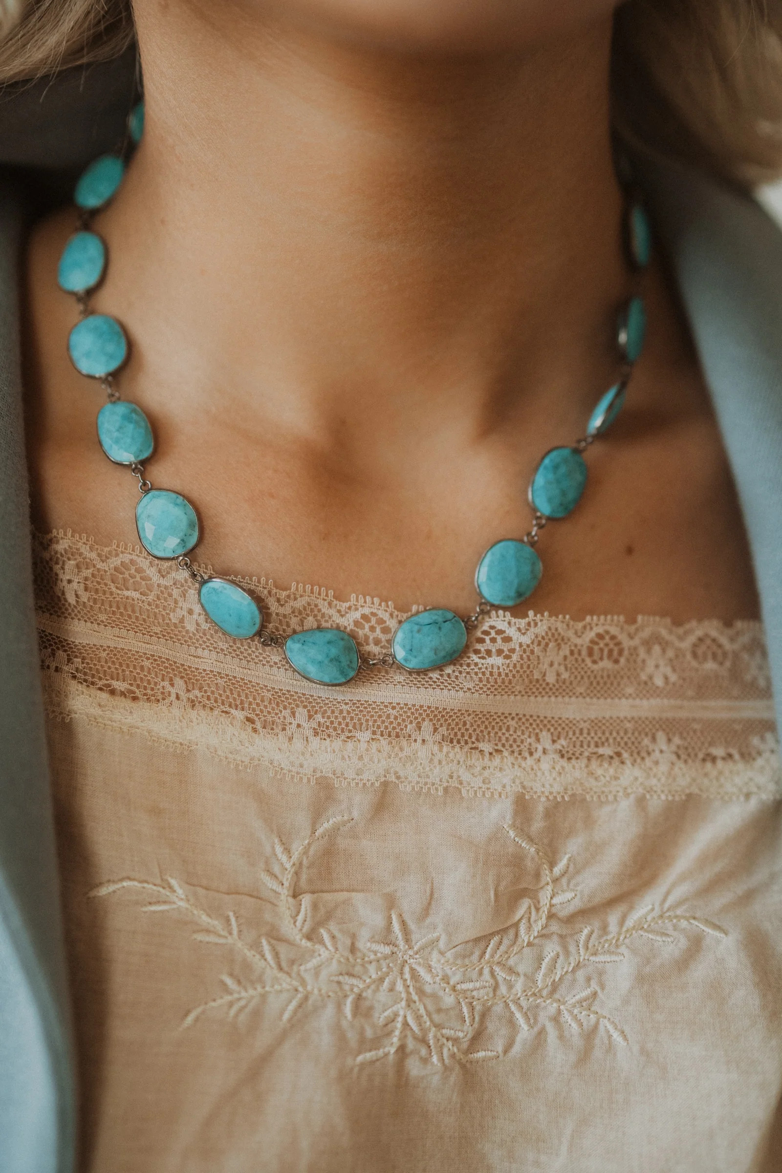 Calla Necklace | Goldie Lew Jewelry, LLC