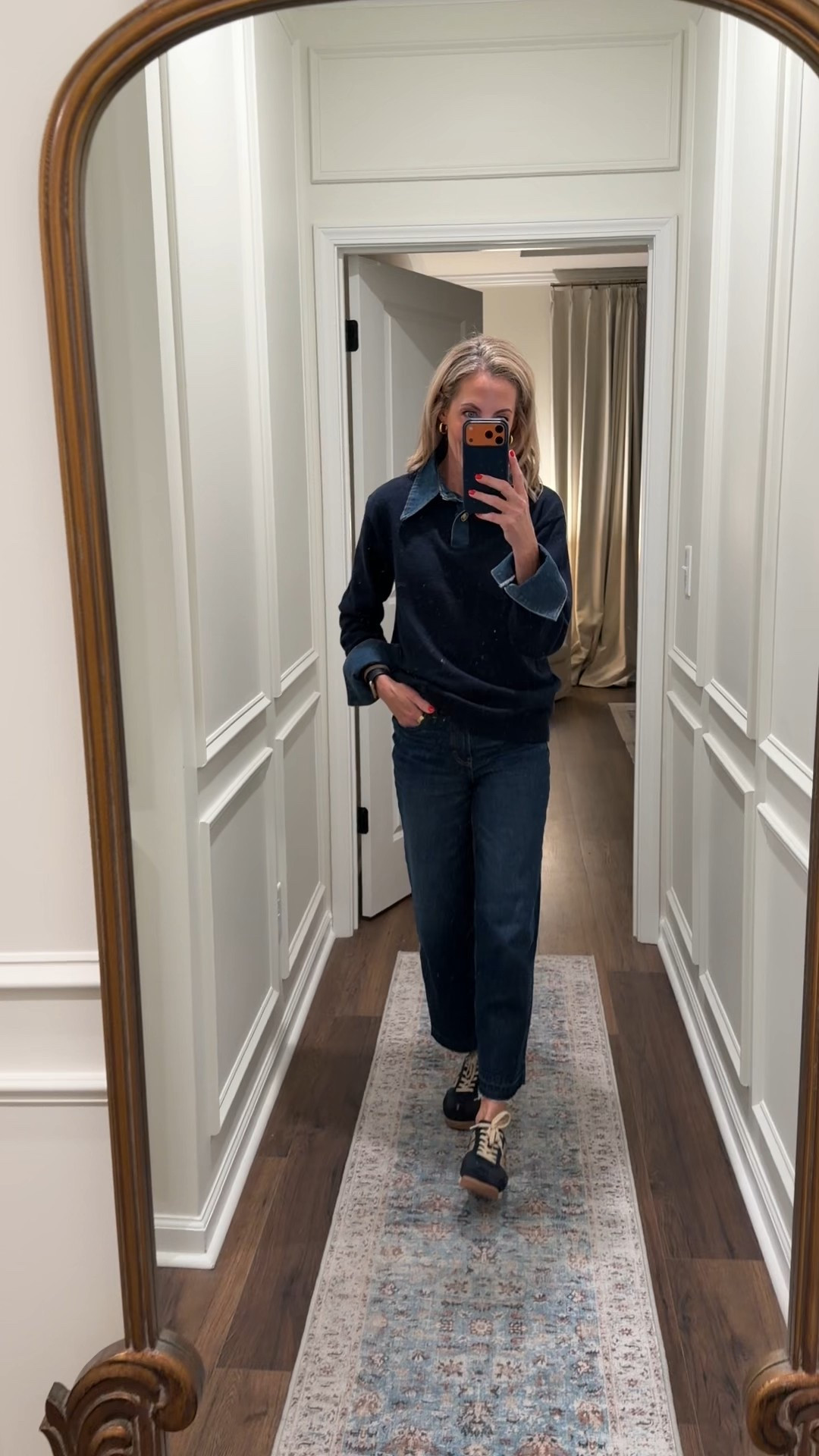 This might be the cutest Amazon sweater yet.  This oversized long-sleeve 2-in-1 denim-collar knit gives you that layered-look without the bulk. It’s cozy, on-trend, and right now it’s at the lowest price in 30 days — under $35! It comes in 8 different prints and looks so good with your favorite denim for everyday wear, errands, school drop-off, or a casual coffee run. I’m wearing an s for a relaxed, easy fit and it’s one of those pieces you’ll keep grabbing again and again. Paired with my favorite Walmart jeans 👖 (size 0)  

#LTKootd #LTKgrwm #LTKdayinmylife