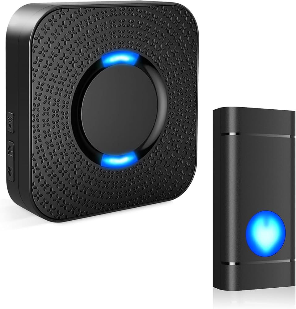 Wireless Doorbell - COTINSE Waterproof Door Bell Chime Operating at over 1300-ft Range 58 Adjusta... | Amazon (US)