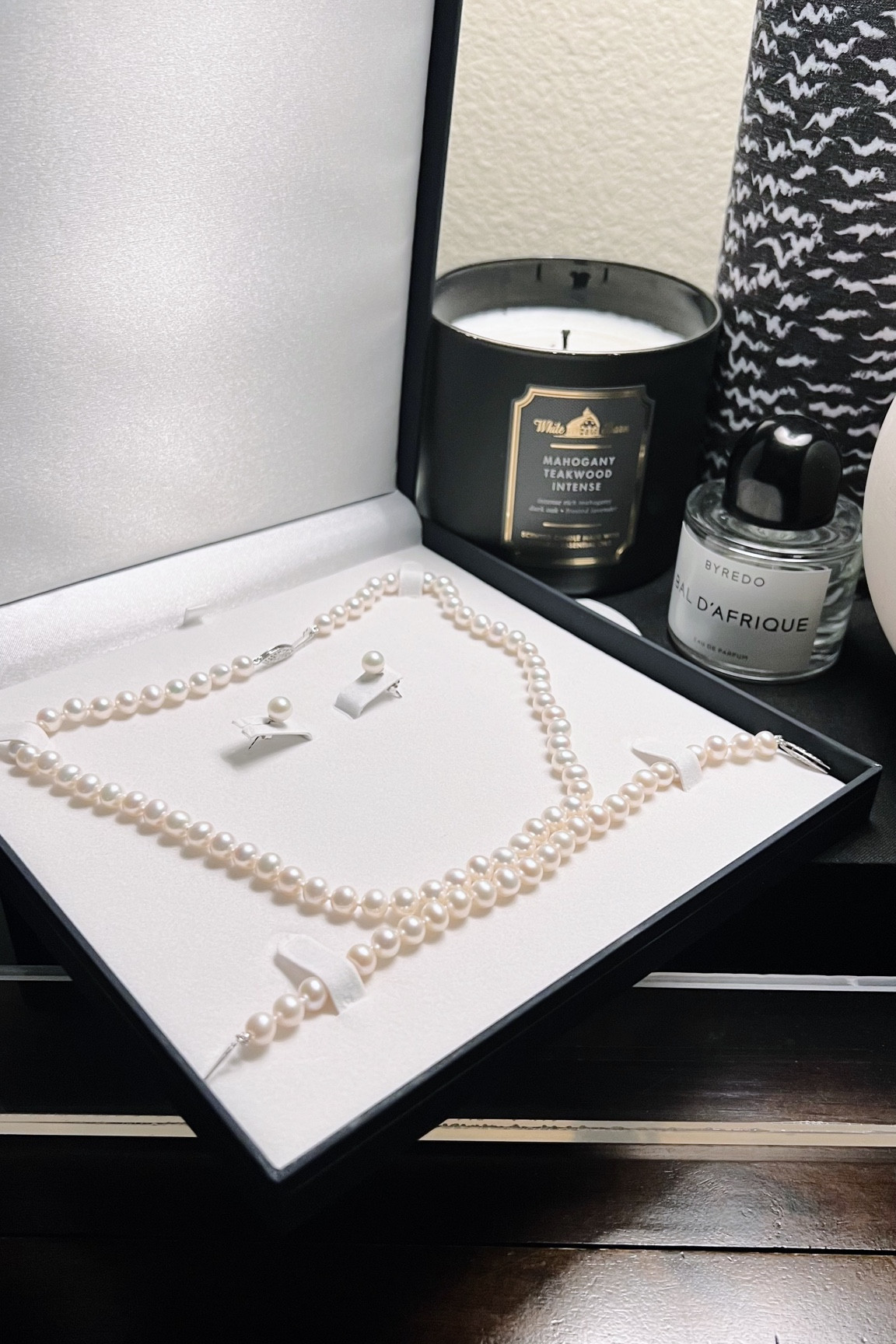 THE PEARL SOURCE Sterling Silver 7-8mm AAAA Quality Triple Strand Whit