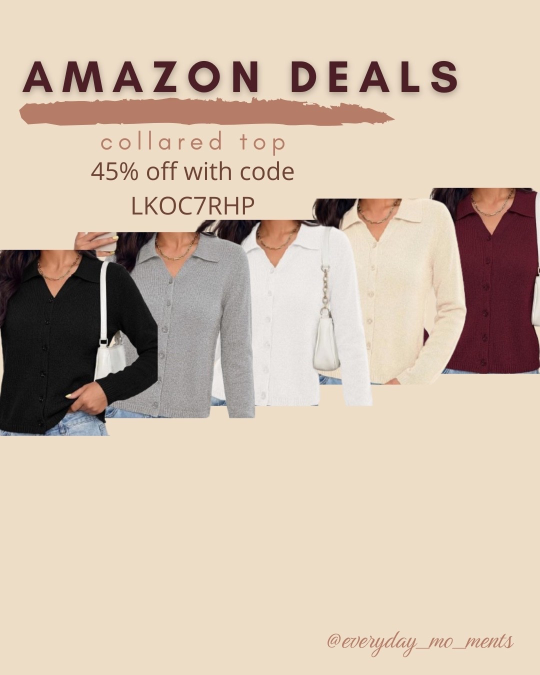 $12 ends 8/18

Amazon fashion
Amazon deals
Collared top
Teacher outfit
Workwear

#LTKSaleAlert