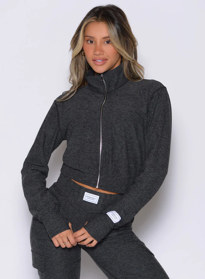 Women's Full Zip High Neck Jacket | Bombshell Sportswear | Bombshell Sportswear