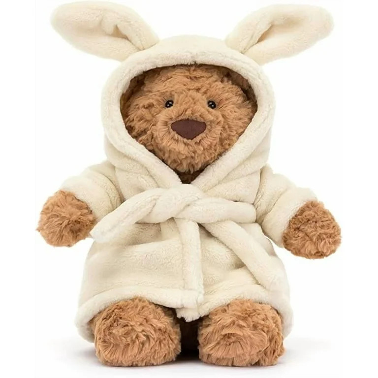 Jellycat Bartholomew Bear with Bathrobe Stuffed Animal, 10 inches - Teddy Bear Plush - Soft & Hug... | Walmart (US)