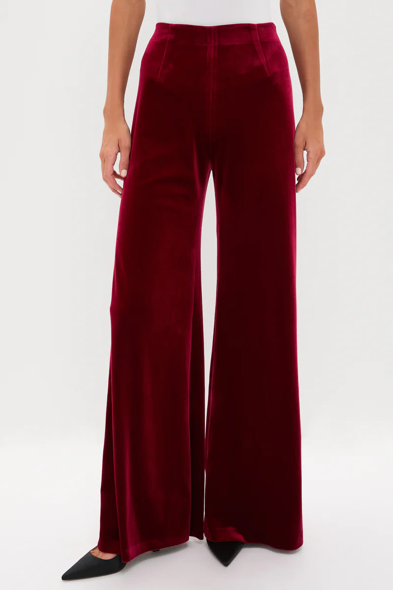 Red Ribbon Velvet Deja Pant | Tuckernuck (US)
