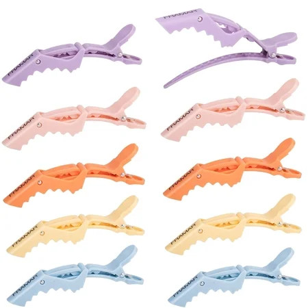 Framar Pastel Hair Clips 10 pcs - Hair Clips For Women, Premium Hair Clip, Clips for Hair, Alligator | Walmart (US)