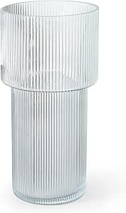 Bfttlity Clear Glass Vase Glass Vases for Flowers Clear Vase for Living Room Dining Table Entrywa... | Amazon (US)