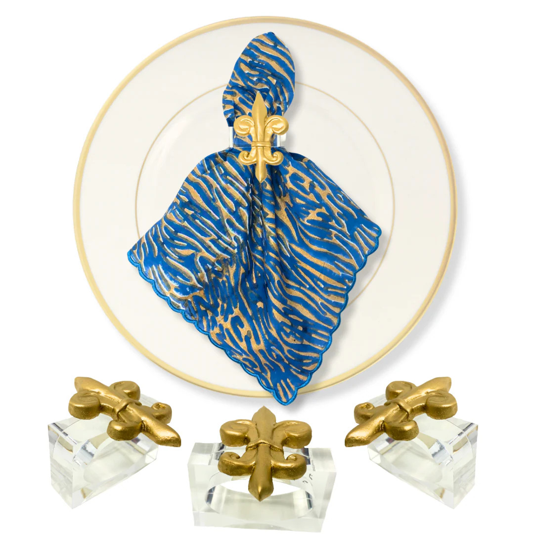 Fleur De Lis Napkin Rings | Southern Tribute