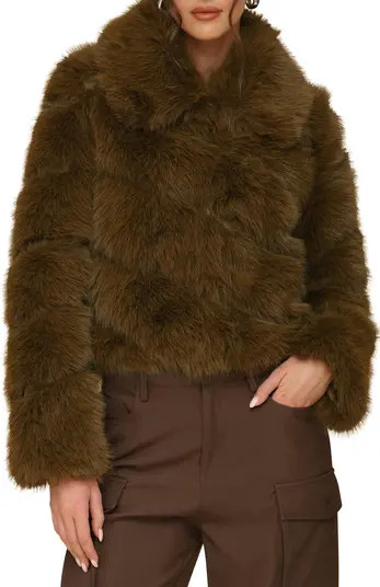 Avec Les Filles Faux Fur Crop Jacket | Nordstrom | Nordstrom
