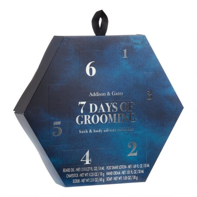 A&G Men's 7 Days Of Grooming Advent Calendar | World Market