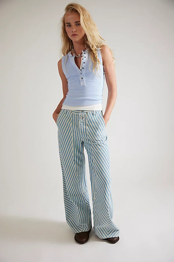 Runyon Striped Pants | Free People (Global - UK&FR Excluded)