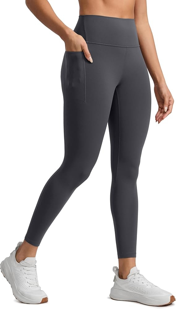 CRZ YOGA Butterlift Workout Leggings Pockets 25" - High Waist Pilates Athletic Gym Womens Yoga Pa... | Amazon (US)