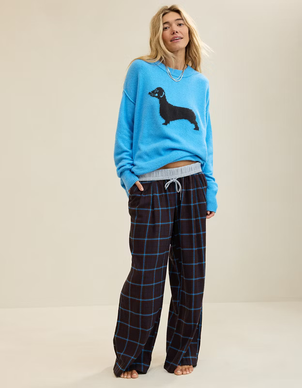 Aerie Flannel Trouser PJ | Aerie