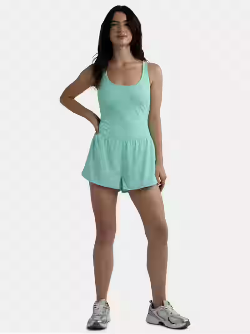 Avia Women's and Women's Plus Active Bodysuit with Built-in Bra, Sizes XS-4X | Walmart (US)