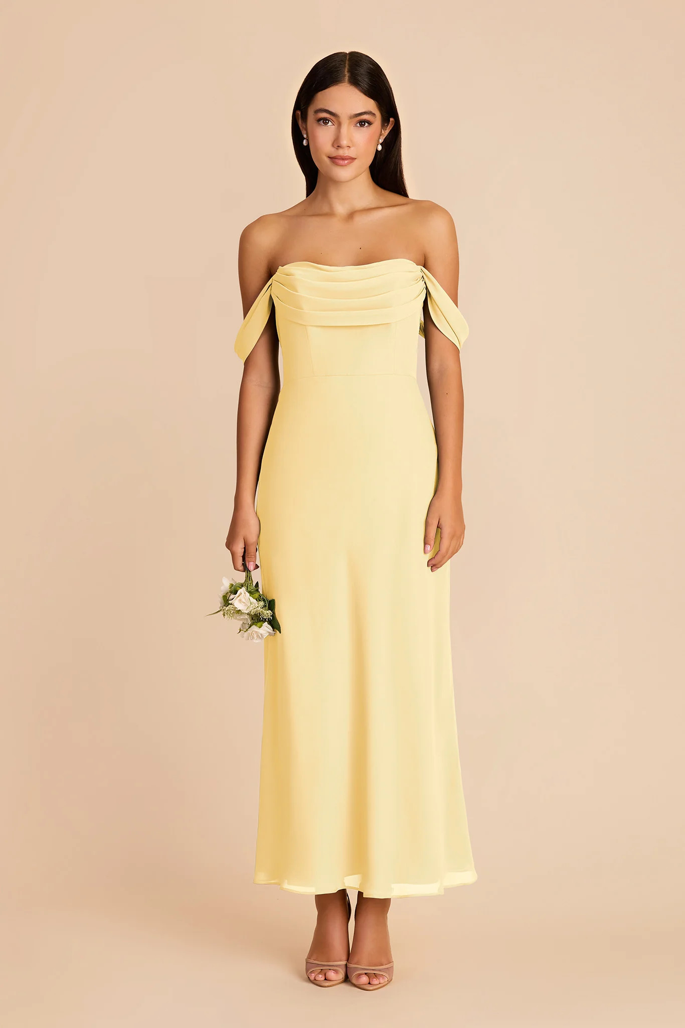 Mischa Chiffon Dress - Lemon Sorbet | Birdy Grey | Birdy Grey