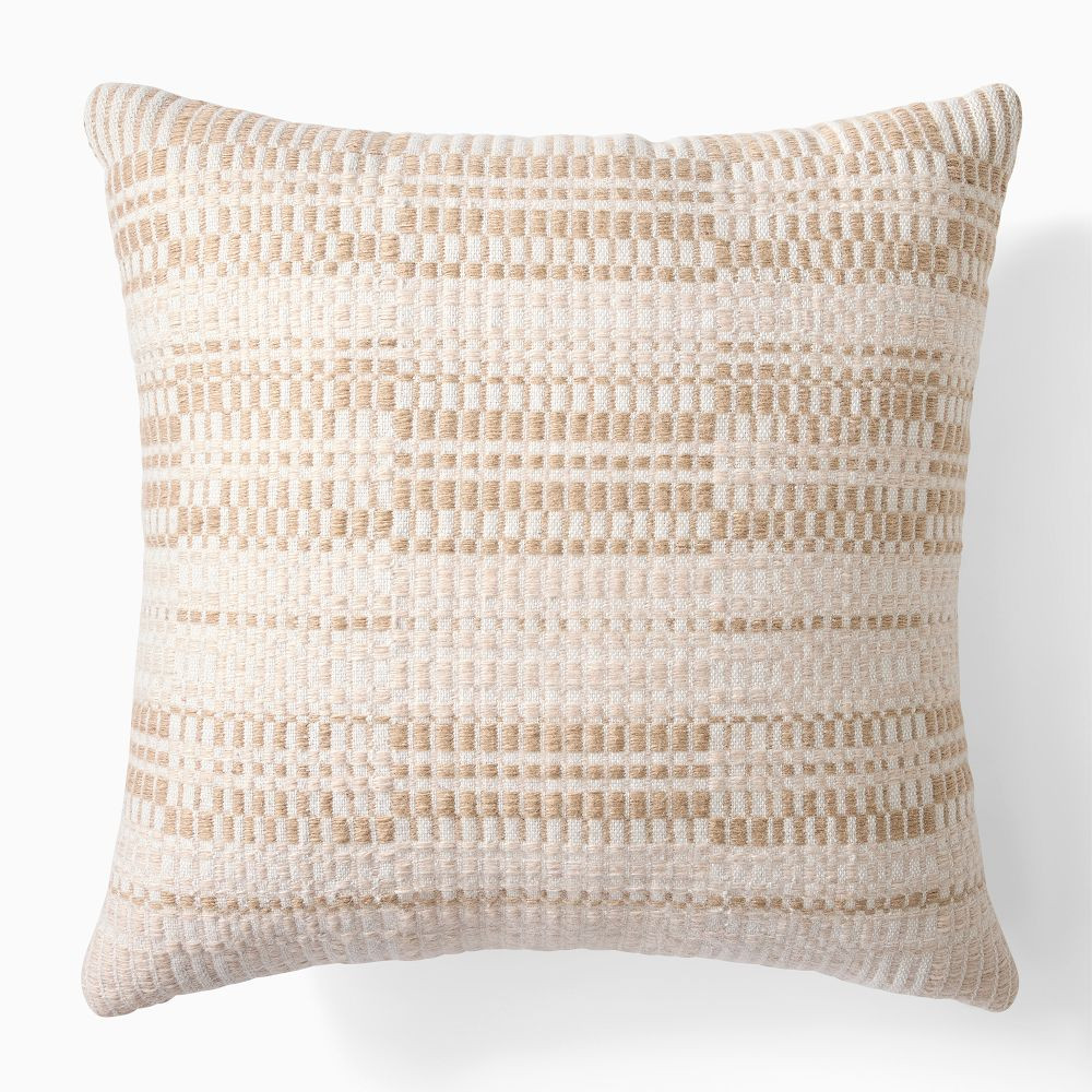Neutral Textured Outdoor Pillow Set | West Elm (US)