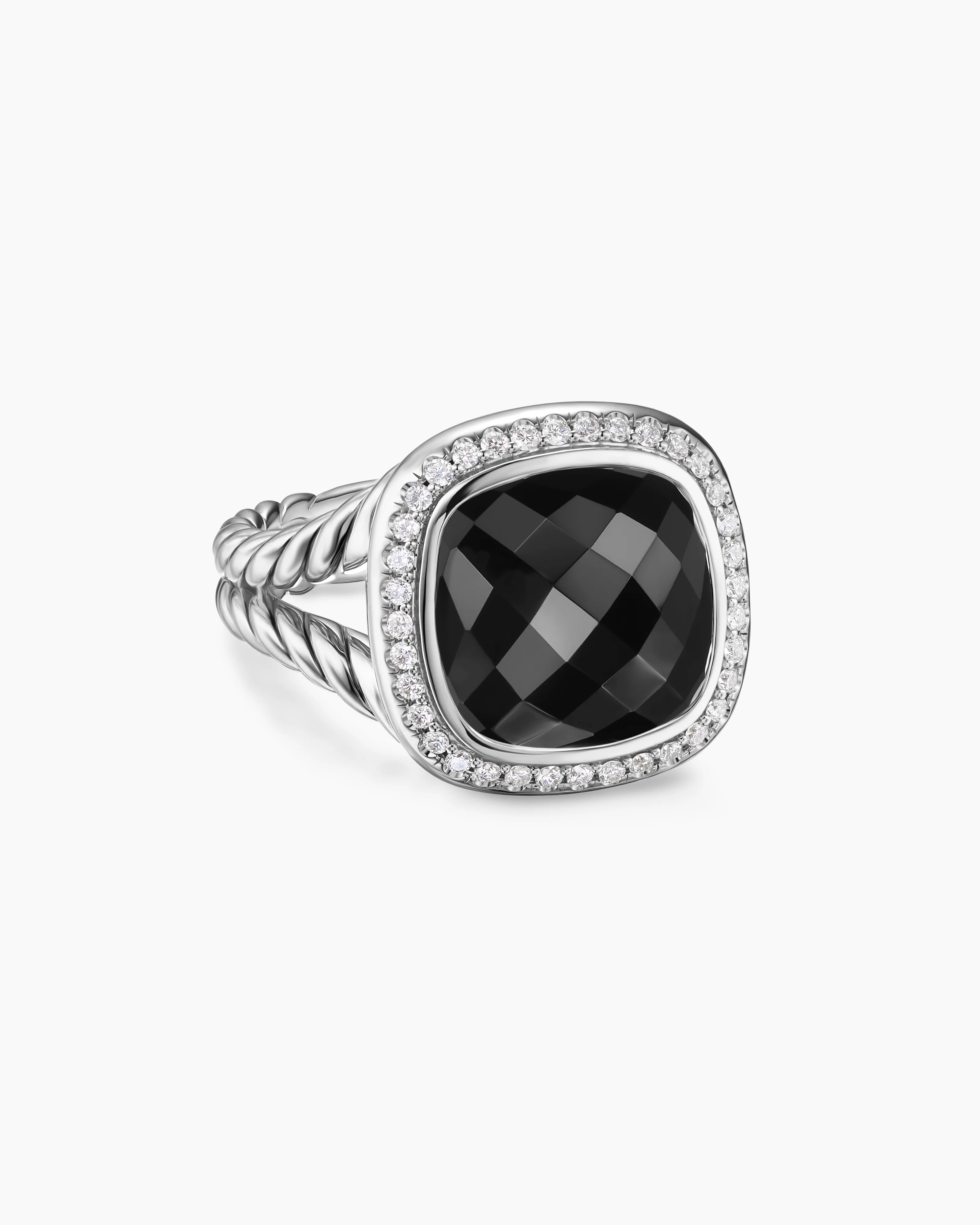 David Yurman | Albion Ring in Sterling Silver with Diamonds, 11mm | David Yurman