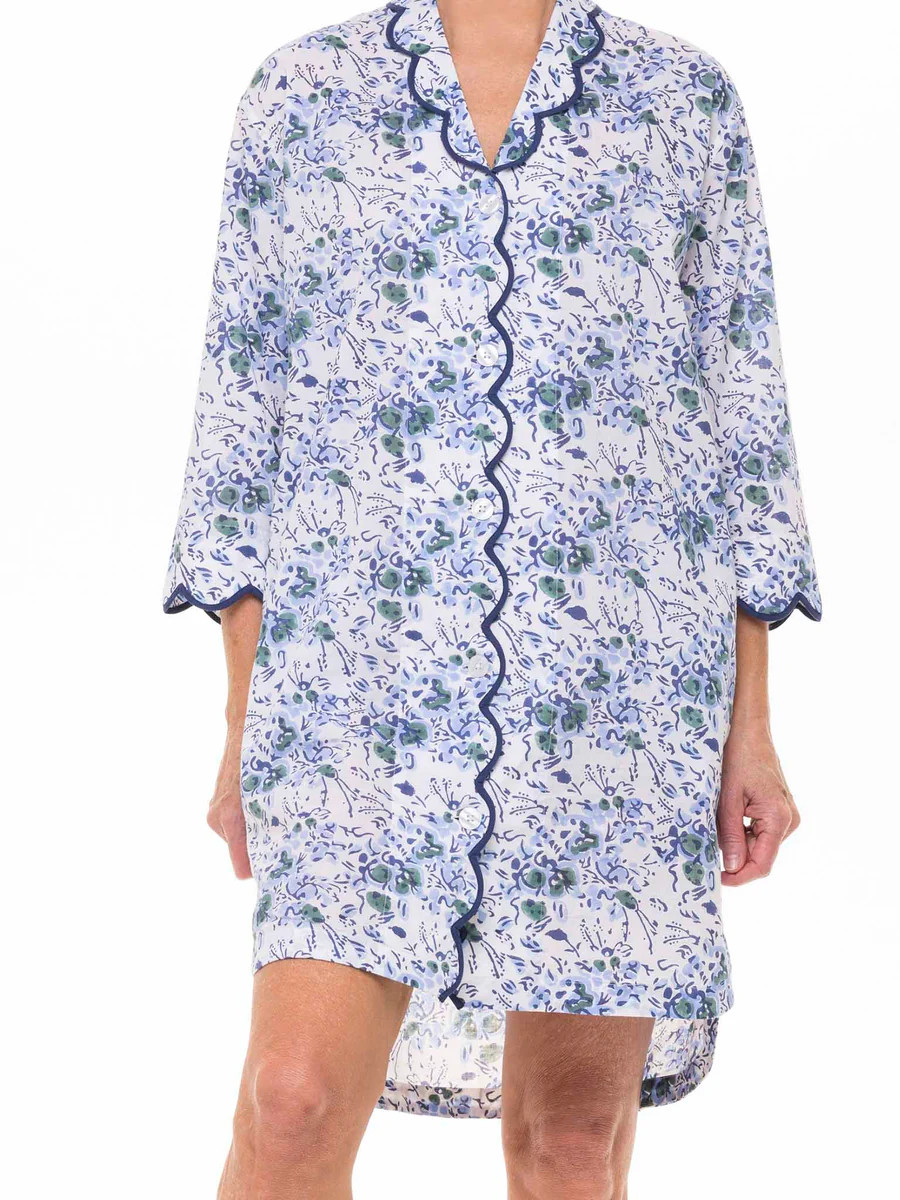 Blue Floral Nightshirt | Heidi Carey