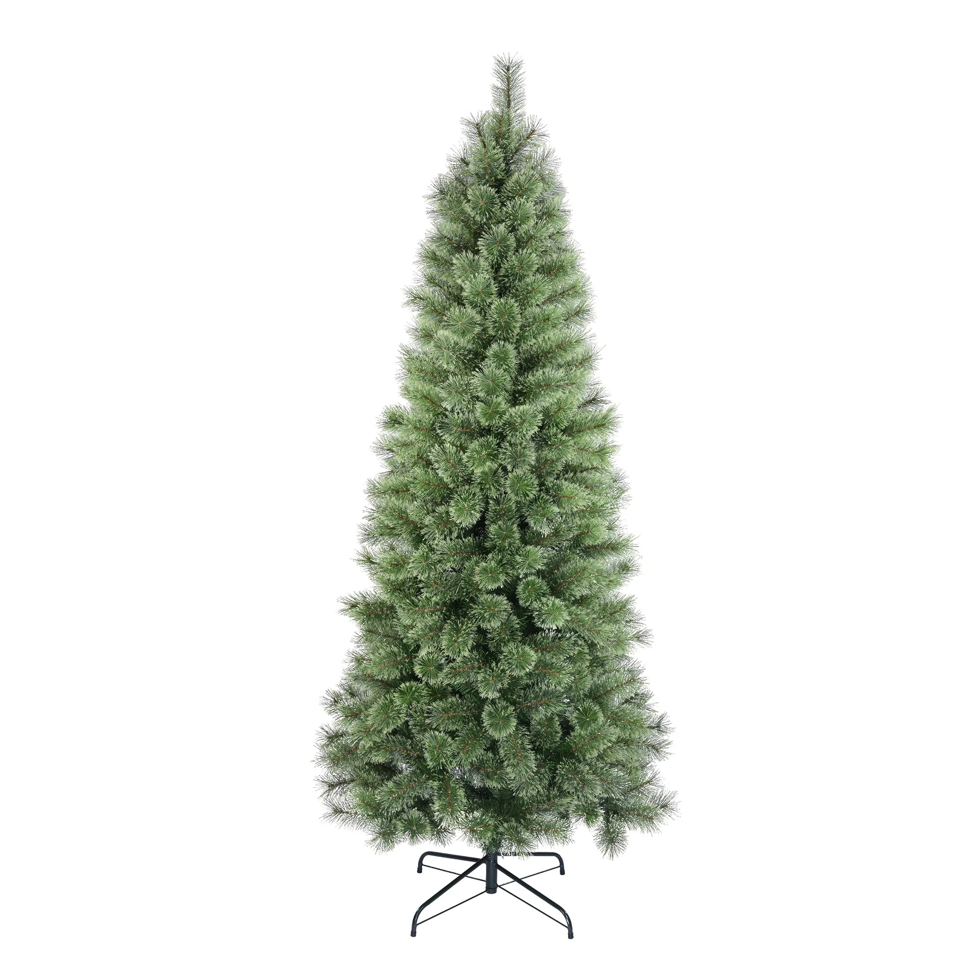 7' Brighton Cashmere Artificial Christmas Tree with Tree Stand, by Holiday Time - Walmart.com | Walmart (US)