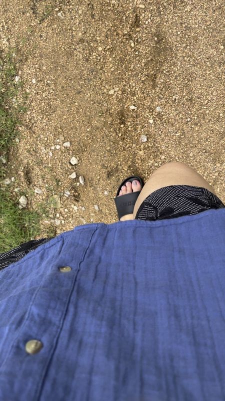 In my comfy dad outfit era. Crinkle gauze button down, floral print linen shorts, Birkenstock slides.

#LTKSeasonal #LTKOver40 #LTKFindsUnder50