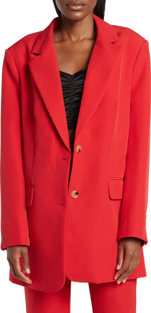 Kira Notch Lapel Oversized Blazer | Nordstrom Rack
