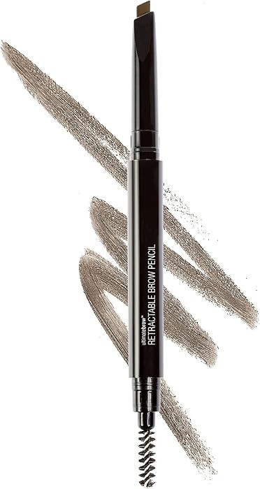 wet n wild Ultimate Eyebrow Retractable Definer Pencil, Ash Brown, Dual-Sided Brow Brush, Fine Ti... | Amazon (US)