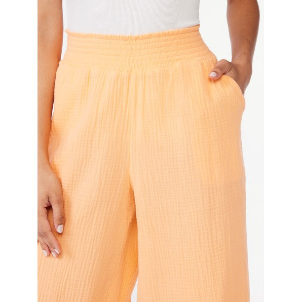 Joyspun Women's Gauze Sleep Pants, Sizes S to 3X | Walmart (US)