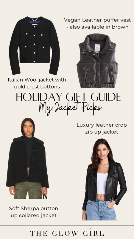 Looking for #holiday jackets to gift this winter? Here are my picks for some amazing pieces that everyone on your list will love! 

#LTKFashion #Jackets #Coats #GiftGiving

#LTKHoliday #LTKstyletip #LTKGiftGuide