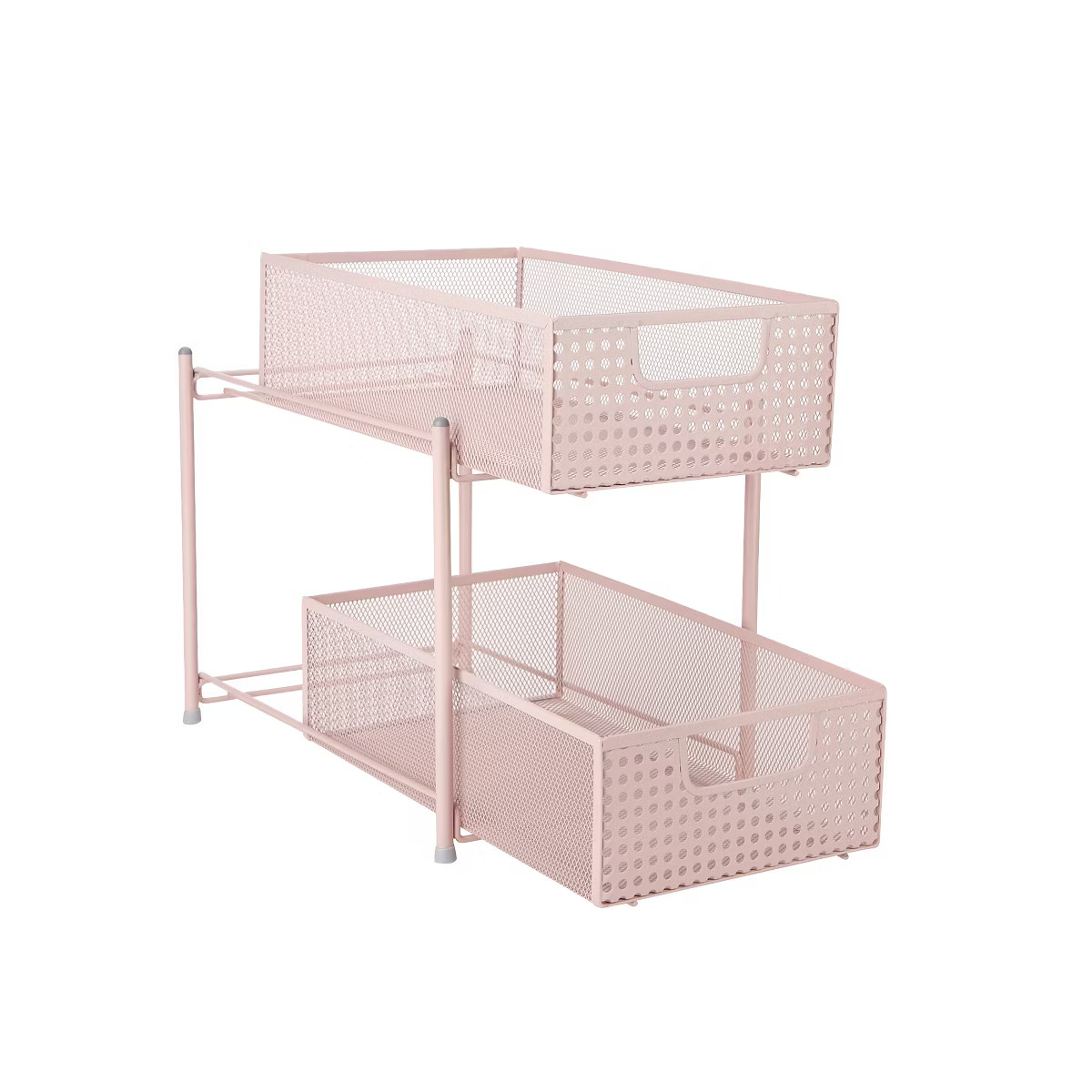 Mind Reader Metal Mesh Heavy Duty Organizer [2 TIER] Slide Out Basket Drawer For Kitchen, Bathroo... | Target